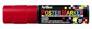 Artline Poster Marker 20 červená.